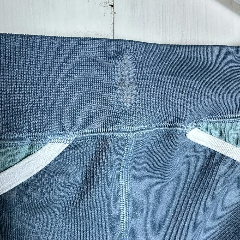 Free People FP Movement Women's XS/S There You Go‎ Run Shorts Blue Teal New NWOT